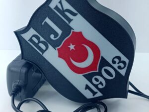 Işıklı Beşiktaş Duvar Logosu
