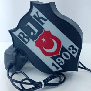 Işıklı Beşiktaş Duvar Logosu